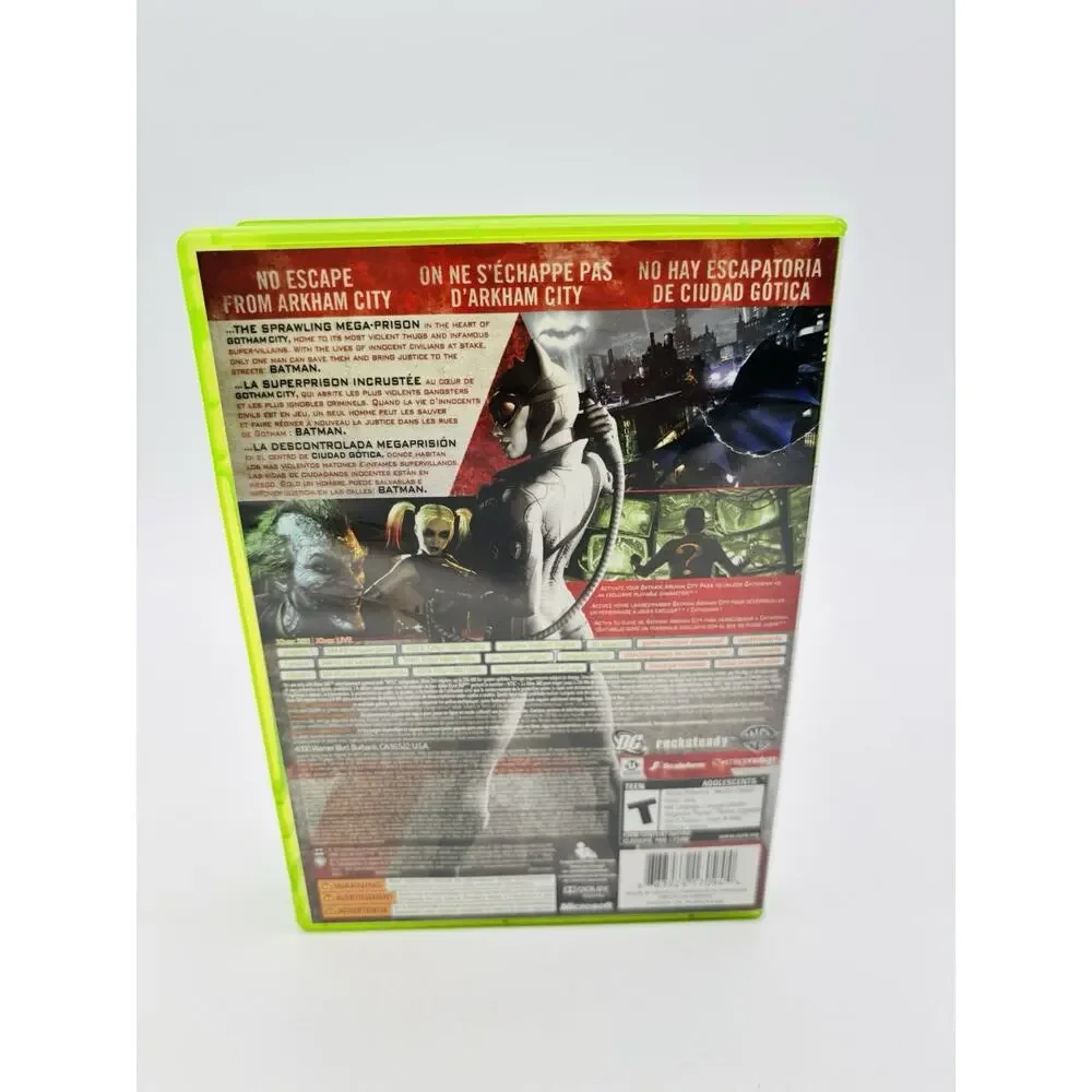 Batman Arkham City Xbox 360 Complete CIB Tested Works VG Condition
